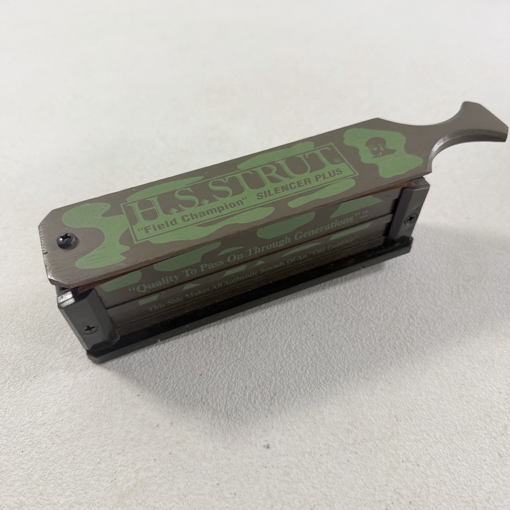 H.S. Strut Field Champion Silencer Plus Turkey Box Call Camo Hunters Specialty